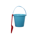 Plastic Beach Bucket & Spade Set - 2 Piece, 16cm